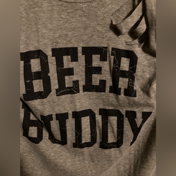 👚(bundle 4 items w/👚for $16) Beer Buddy ripped T-top - Picture 11 of 12